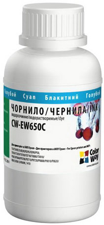 Чернила ColorWay Epson TX650 (CW-EW650C02) 200ml Cyan