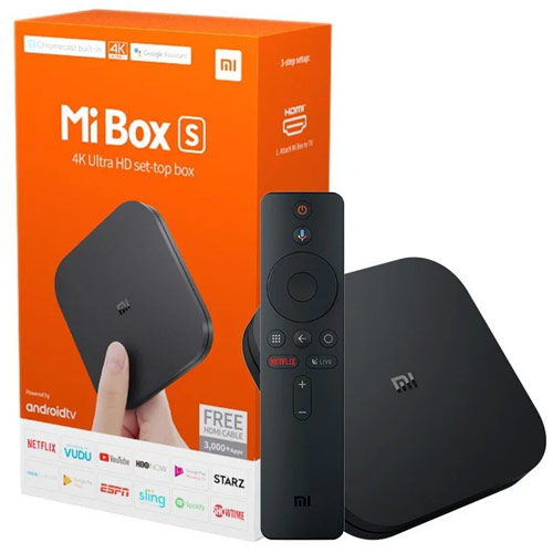 TV плеер Xiaomi Mi Box S 4K 2/8 GB (Международная версия) (MDZ-22-AB)