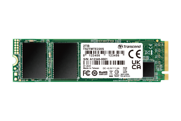  SSD  M.2 PCIe 3.0 x4 256Gb Transcend (TS256GMTE220S) 2280