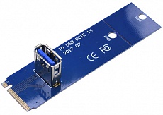 Райзер Dynamode NGFF M.2 Male to USB 3.0 Female для PCI-E 1X