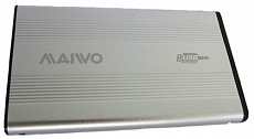 Карман внешний USB2.0 для HDD SATA 2.5" Maiwo (K2501A-U2S) Silver