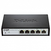 Коммутатор D-Link DGS-1100-05 5port 1GE, EasySmart