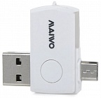   Maiwo microUSB - OTG, MicroSDHC (KS05) White