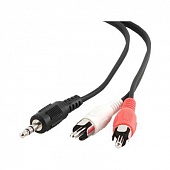 Аудио-кабель Jack/M 3.5mm - 2x RCA/M Cablexpert (CCA-458-2.5M) 2.5m