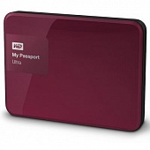Винчестер Ext. 2.5" 3Tb USB 3.0 WD My Passport Ultra (WDBBKD0030BBY-EESN) Berry