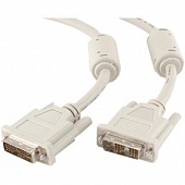 Кабель DVI - DVI (18+1) Cablexpert (CC-DVI-6C) 1.8m Single link White