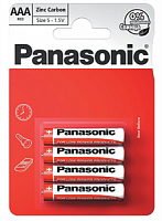 Батарейка Panasonic AAA R03RZ/4BP Red Zinc (4шт)