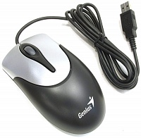Мышка Genius NS 100 (31010006102) USB Black/Silver