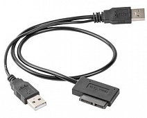 Переходник Cablexpert A-USATA-01 с USB 2.0 на Slimline SATA 13-контактний