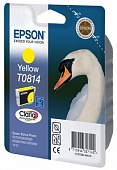 Картридж Epson T0814 StPhoto R270/R290/R390/RX610/RX690/T50/1410 (C13T11144A10) Yellow HC 11ml