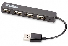 USB хаб EDNET 4 порта (85040) USB 2.0 Black