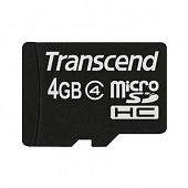 Карта памяти microSDHC   4Gb Transcend (TS4GUSDC4) Class 4 no adapter