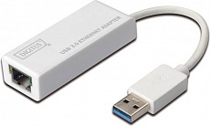 Адаптер DIGITUS DN-3023 USB 3.0 to Gigabit Ethernet, white