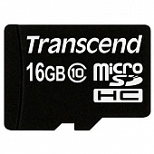 Карта памяти microSDHC  16Gb Transcend (TS16GUSDC10) Class 10 no adapter