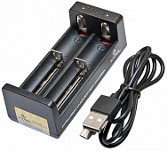 Сетевое ЗУ XTAR MC2, 2 канала, Li-Ion, USB/220V, LED индикатор, Blister