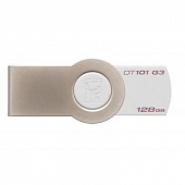 Накопитель USB 3.0 128Gb Kingston DT 101G3 (DT101G3/128GB) White
