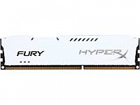 DDR3  8Gb 1600MHz Kingston HyperX Fury (HX316C10FW/8) White