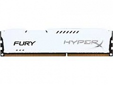DDR3  8Gb 1600MHz Kingston HyperX Fury (HX316C10FW/8) White
