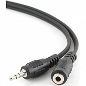 Аудио-кабель удлиннитель Jack/M 3.5mm - Jack/F 3.5mm Cablexpert (CCA-423-5M) 5m