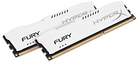 DDR3 16Gb (2x8Gb) 1600MHz Kingston HyperX Fury (HX316C10FWK2/16) White