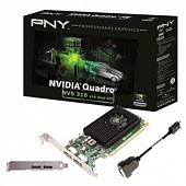 Видеокарта Quadro NVS 310 512Mb PNY (VCNVS310DVI-PB) DDR3
