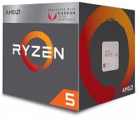 Процессор AMD sAM4 Ryzen 5 2400G (YD2400C5FBBOX) BOX