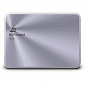 Винчестер Ext. 2.5" 1Tb USB 3.0 WD My Passport Ultra Metal Edition (WDBTYH0010BSL-EESN) Silver