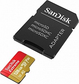 Карта памяти microSDXC 128Gb SanDisk Extreame (SDSQXA1-128G-GN6MA) UHS-I U3 V30 A2 160/90 Mb/s