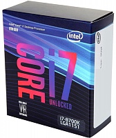 Процессор Intel s1151 Core i7-8700K (BX80684I78700K) BOX /w.o. Cooler
