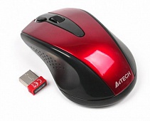 Мышка A4 Tech WL G9-500H-2 HoleLess USB Red/Black